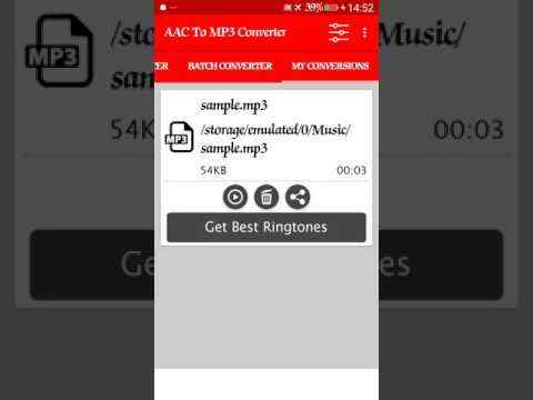 Aac To Mp3 Converter screenshot 1