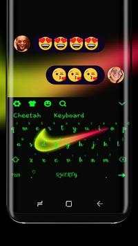 neon Nike Keyboard Theme screenshot 1