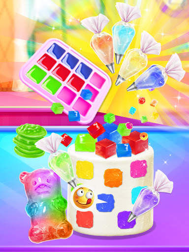 Gummy Unicorn Cake - Rainbow Unicorn Food screenshot 3