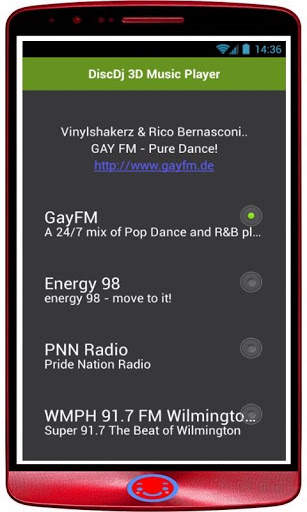 เครื่องเล่นเพลง 3D DiscDj screenshot 1