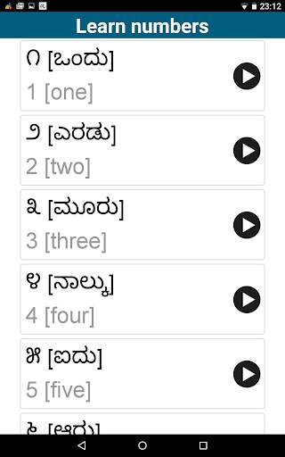 Learn Kannada - 50 languages screenshot 5