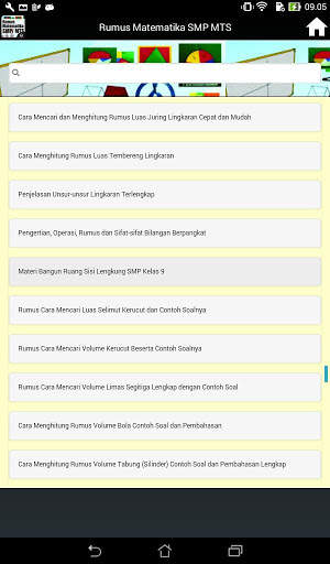 Rumus Mapel Matematika Untuk Tingkat SMP/MTS screenshot 14
