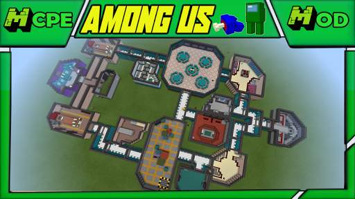 Maps of Among Us for Minecraft PE screenshot 2