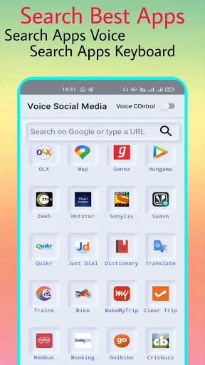 Voice Control Social Media And Social Network App screenshot 6