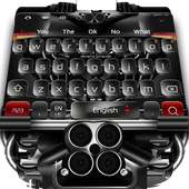 Super Black Car Keyboard logo