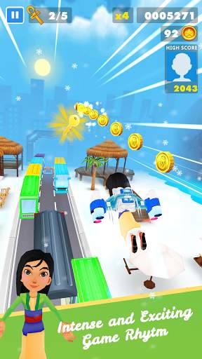 Subway Princess Runner Surf screenshot 3