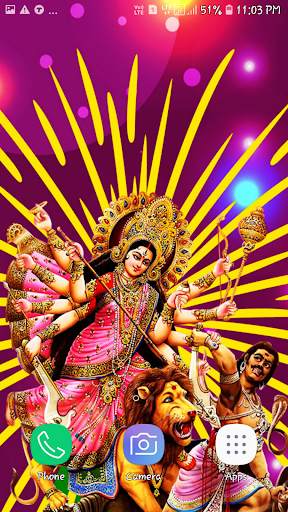 Durga Mata Live Wallpapers screenshot 5