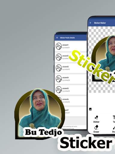 Sticker Bu Tejo Lucu - Sticker Maker For Whatsapps screenshot 4