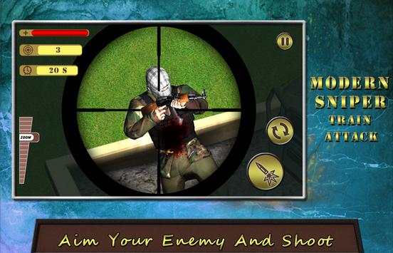 Modern Sniper Train Attack screenshot 7