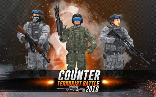 Fire Free Counter Terrorist: Gun Simulator Games screenshot 1