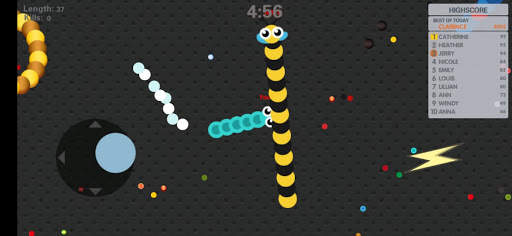 Snake io Worms battle zone io screenshot 2