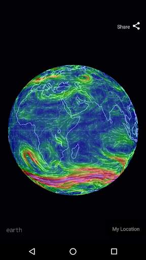 Wind Map Hurricane Tracker, 3D screenshot 6