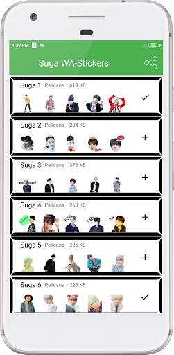 Suga WA-Stickers screenshot 1