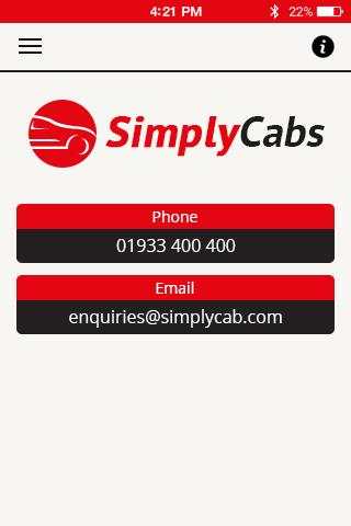 Simply Cabs screenshot 2
