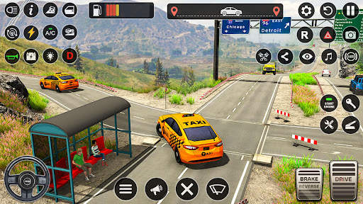 Grand Taxi Simulator Games 3d screenshot 3