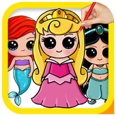 How To Draw Disney Princess icon