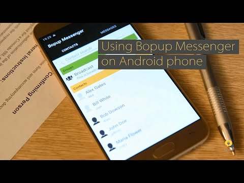 Bopup Messenger: Self-hosted, corporate and secure screenshot 1