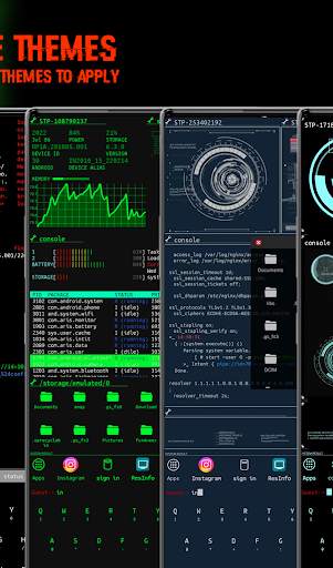 Hacker Matrix Launcher screenshot 4