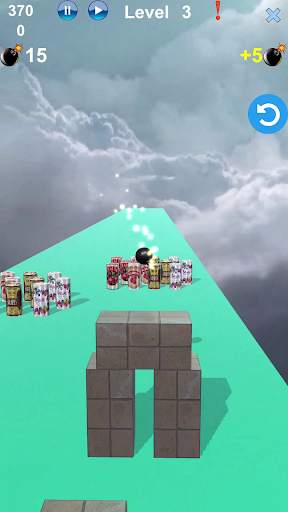 Angry Knock down Catapult Bomb screenshot 4