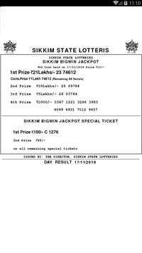 Sikkim State Lottery - Lottery Sambad Today Result screenshot 1
