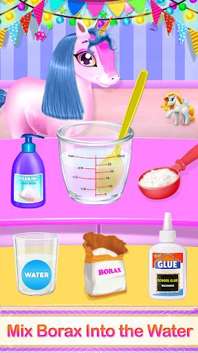Unicorn Slime Simulator! Squishy Oddly Satisfying screenshot 2