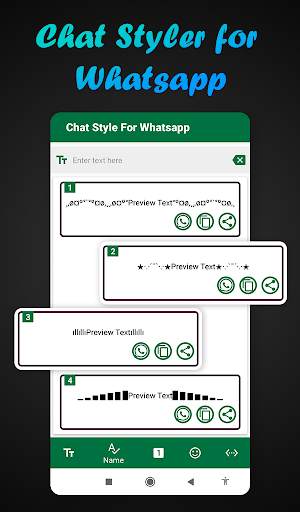 Chat Styler for Whatsapp 2021 screenshot 4