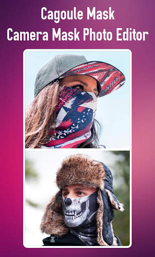 Cagoule Mask Half Face - Camera Mask Photo Editor screenshot 4