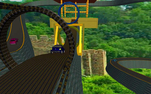 Impossible Classic Car Track Racing Simulator screenshot 2