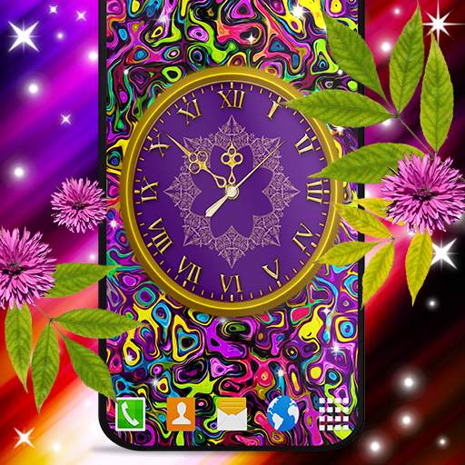 HD Clock Beautiful Wallpaper 6.9.21