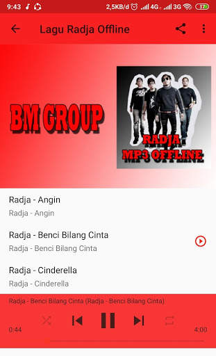 Lagu Radja Mp3 Offline screenshot 3