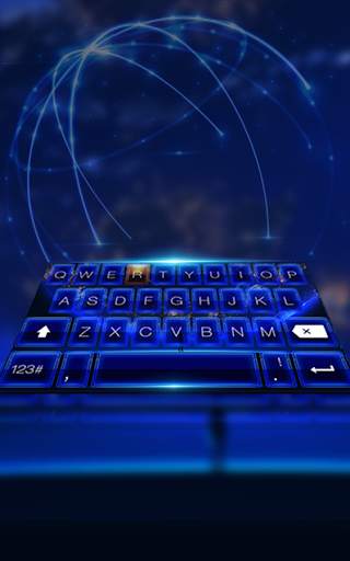 Earth Keyboard Theme 1 تصوير الشاشة