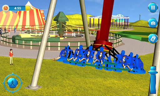 Theme Park Fun Swings Ride скриншот 5