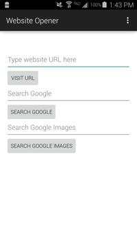 Website Opener screenshot 1