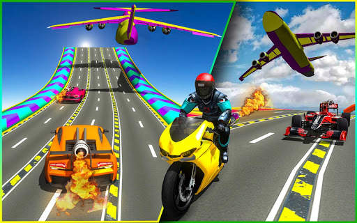 Rocket Car Racing Stunts screenshot 1