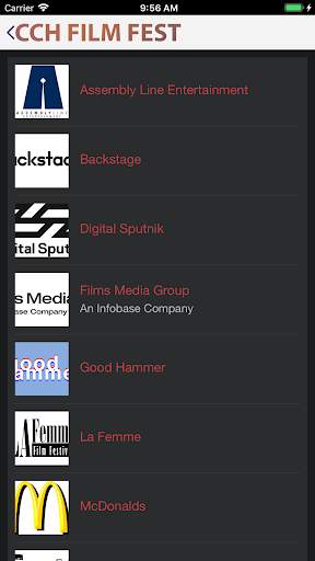 CCH Film Fest App screenshot 2