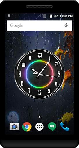 Neon Clock Live Wallpaper screenshot 2