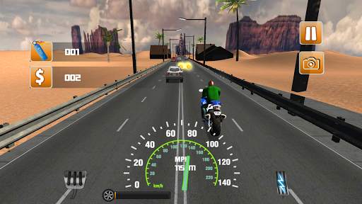 Real Highway Traffic Rider Moto Bike Racing Free screenshot 6