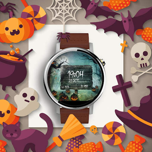 Watch Face - Halloween Spooky screenshot 18