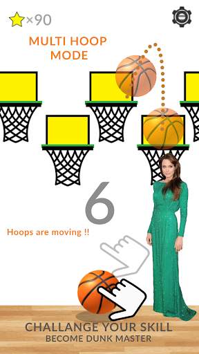 Bola basket swipe bintang sniper | Game Simulator screenshot 4