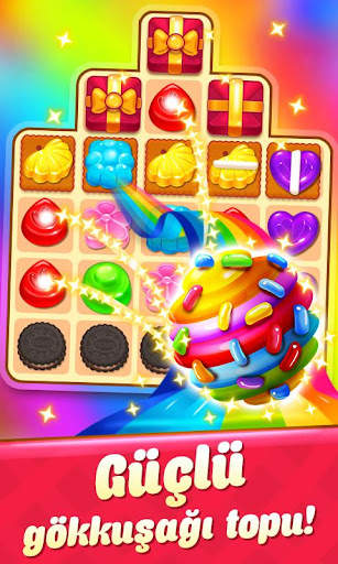 Candy Bomb Fever - Maç 3 Bulmaca Ücretsiz Oyun screenshot 1