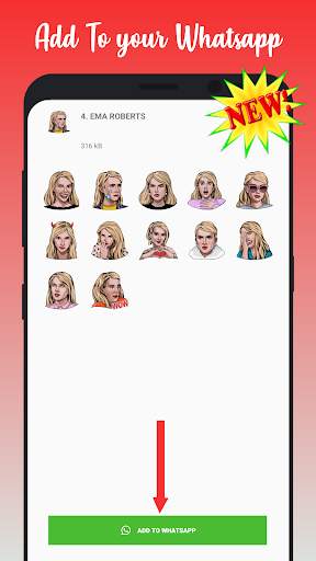 Celebrity Stickers For WA (WAStickerApps) screenshot 3