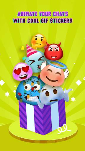 Sticker Library: Colorful Stickers, Love Emoji GIF screenshot 3