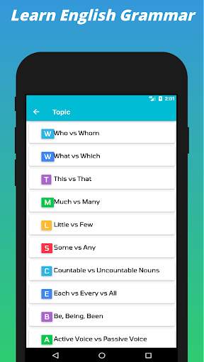 English Grammar App screenshot 2