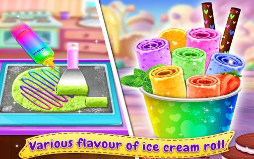 Ice Cream Roll - Stir-fried Ice Cream Maker Game screenshot 3