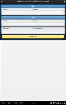 DL Calculator for Cricket screenshot 5