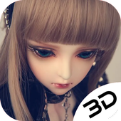 Cool Barbie Doll Depth Live Wallpaper icon
