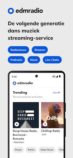 Edmradio - Dance Music Stream screenshot 1