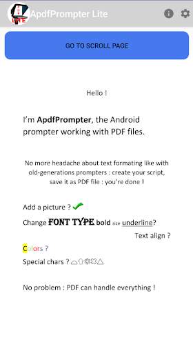 ApdfPrompter Lite screenshot 1