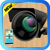 Remote camera monitoring prank icon