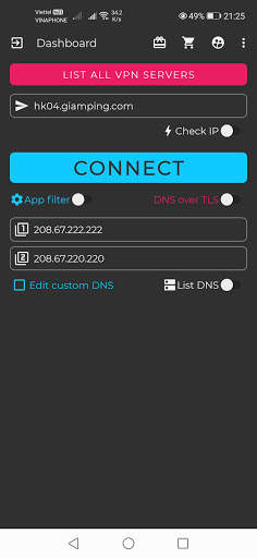 GPVPN - Exit Lag Mobile Games screenshot 2